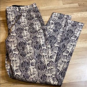 Fashion Nova Pants-Snake print